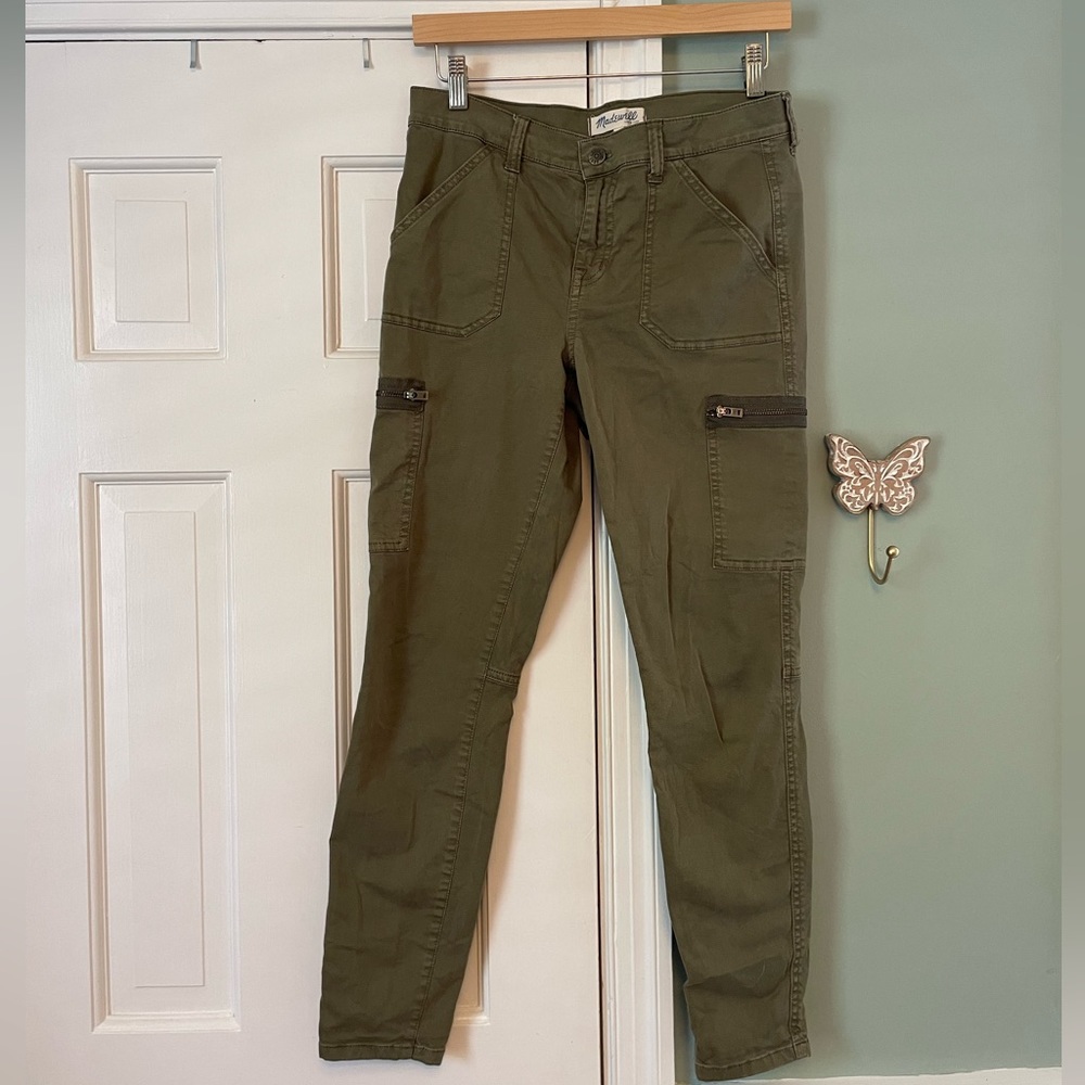 Madewell Military Army Green Jeans Pants (28)